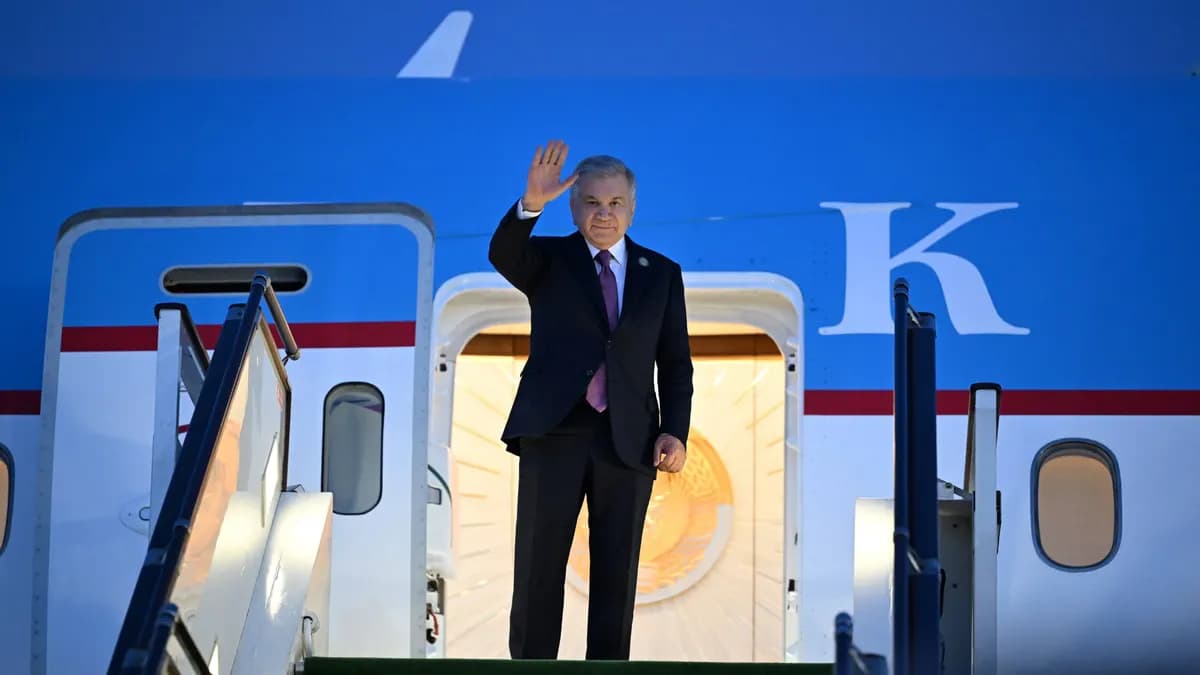 President of Uzbekistan Shavkat Mirziyoyev concluded his working visit to Baku