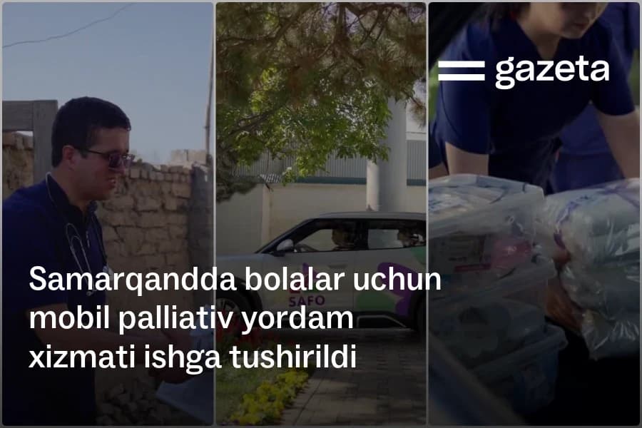 Mobile palliative care service for children launched in Samarkand region