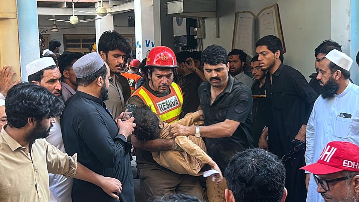 Roof collapse at a private school in Peshawar: dozens of children and a teacher killed