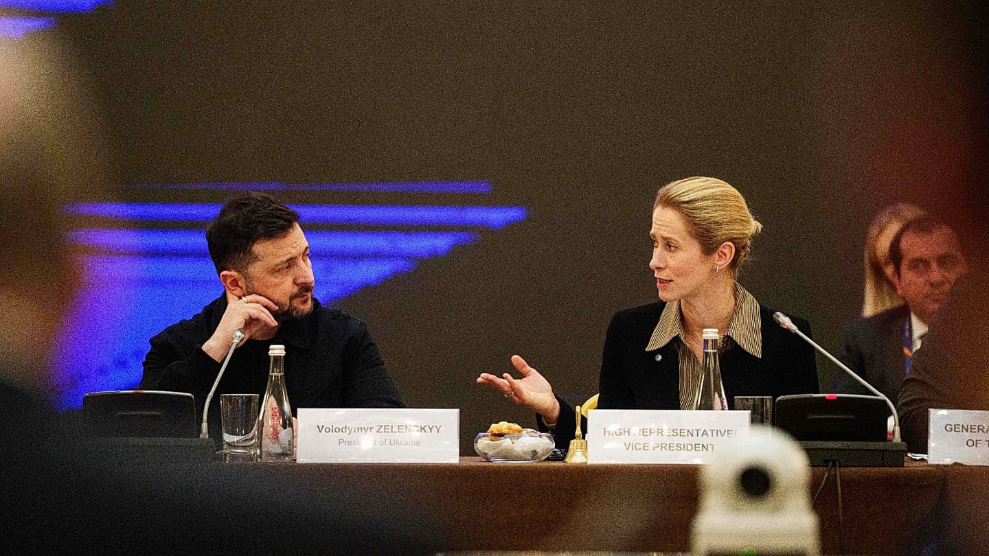 Kallas: Russia miscalculated by negotiating only with the US; Zelensky resumes strikes on oil refineries