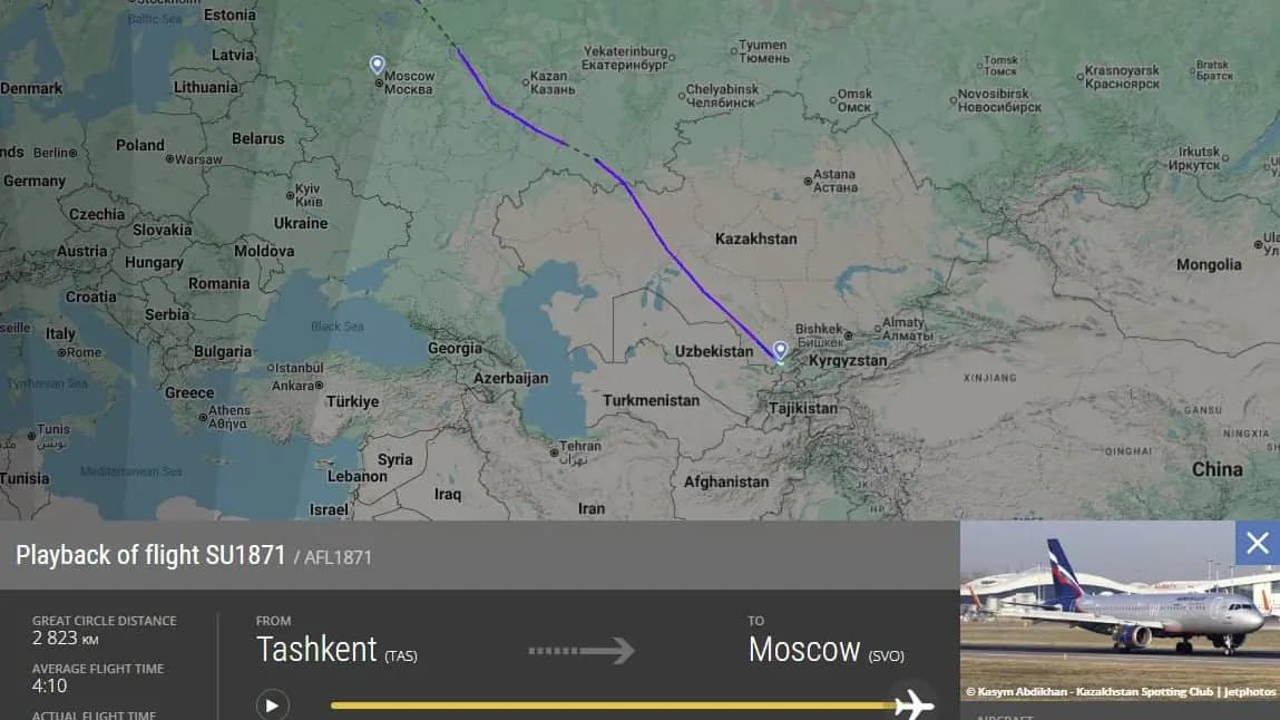 Flights from Tashkent and Samarkand failed to land in Moscow due to airport restrictions