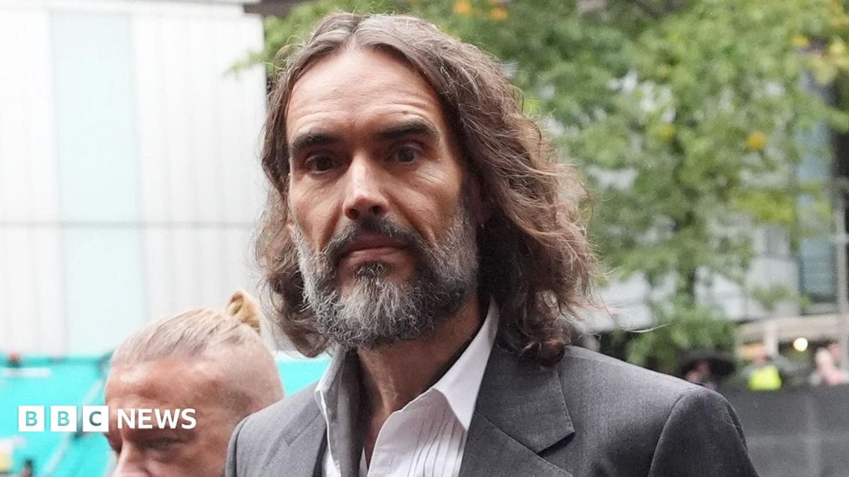 Witness in Russell Brand trial describes attempt to drag her into toilet at MTV
