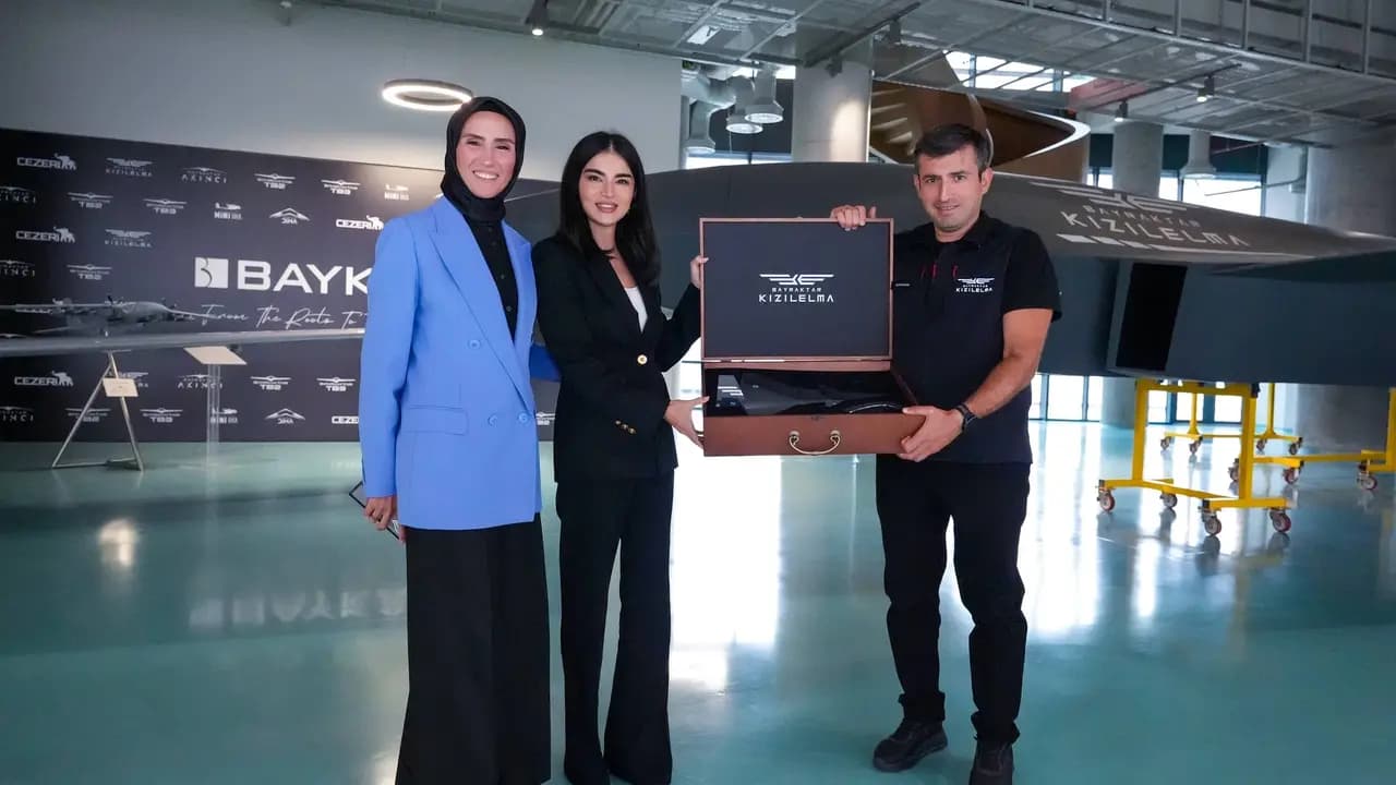 Saida Mirziyoyeva visited the Turkish company Baykar during her visit to Turkey
