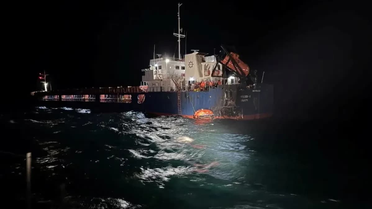 Ship Sinks Off Bulgarian Coast After Drone Attack: 11 Sailors Missing