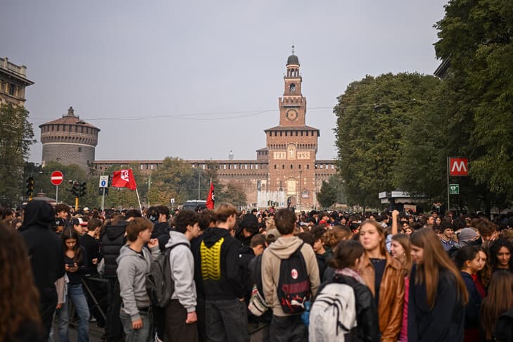 Итальянские студенты провели акции протеста «No Meloni Day» против политики правительства в сфере образования