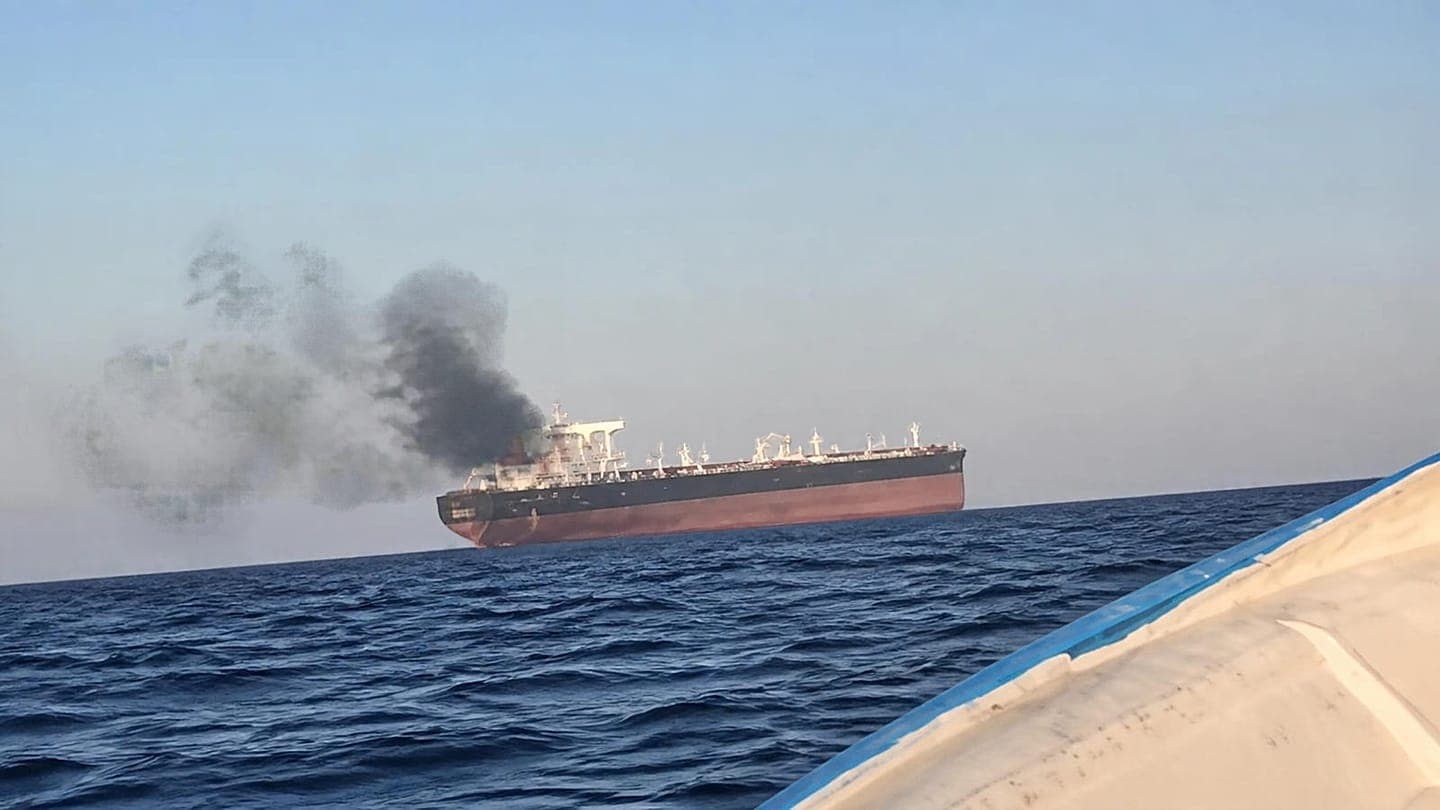 Second tanker catches fire near Strait of Hormuz within a day; two cargo ships sank earlier
