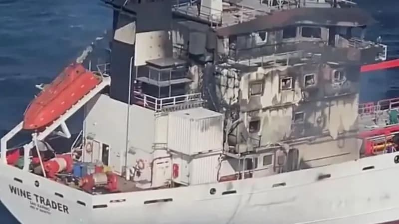 Tanker attacked off Romanian coast: seven sailors missing