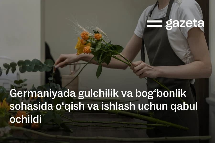 Applications open for the Ausbildung program in Germany in floristry and horticulture