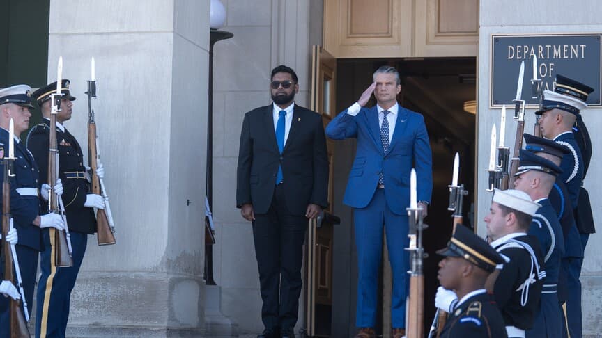 US and Guyana sign agreement to expand military cooperation