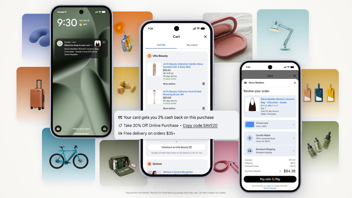 Google AQShda Universal Cartni ishga tushirdi — qidiruv va Gemini'dan mahsulotlar uchun savatcha
