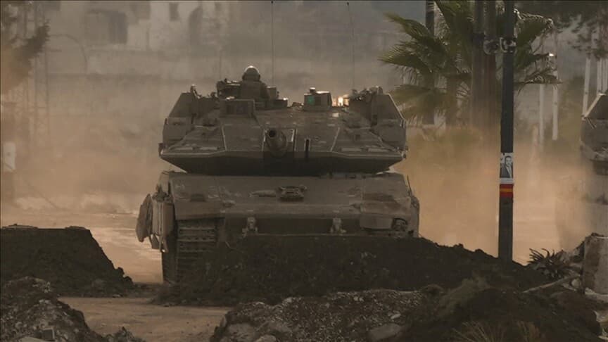 Israeli military column advanced toward the Abdin dam in southern Syria