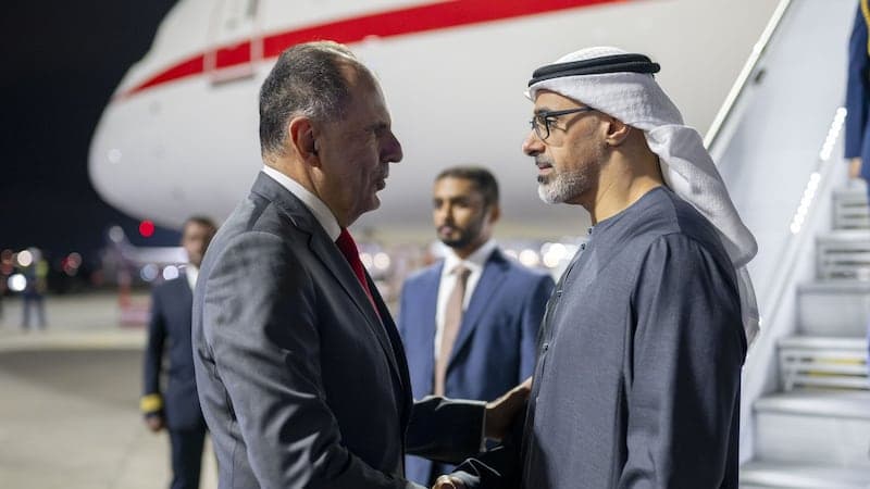 Abu Dhabi Crown Prince Sheikh Khaled bin Mohamed begins official visit to Greece