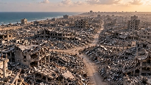 Erased neighborhoods and endless ruins: Google has released new satellite images of the Gaza Strip