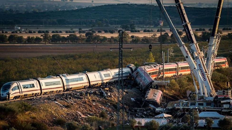 View of crash site