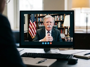 Bolton ukrainalik firibgarlarni rossiyaliklarni talovgani uchun ochiqcha maqtadi va ularni Eron ustiga ham qoziq qilishni xohlaydi