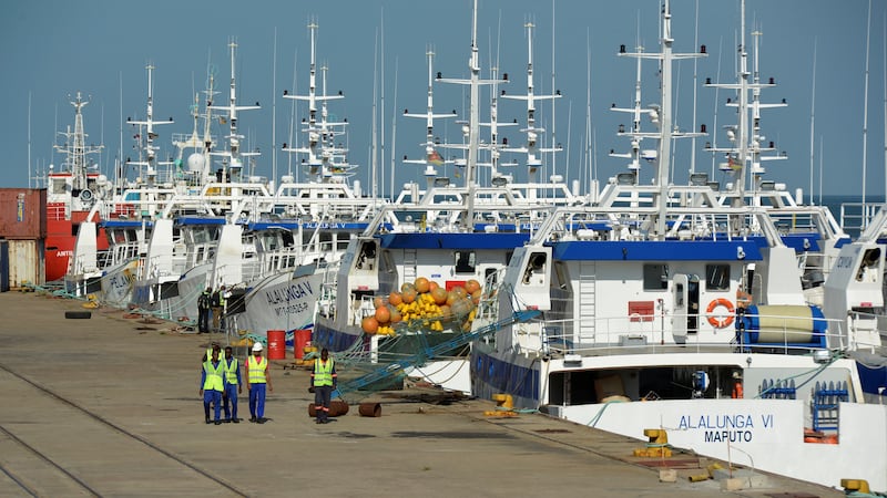 Mozambique was left with a fleet of fishing boats that were eventually auctioned off. Reuters