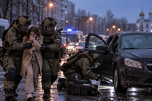 From the impact zone in a bulletproof vest: Woman rescued from a car rigged with explosives in Bryansk
