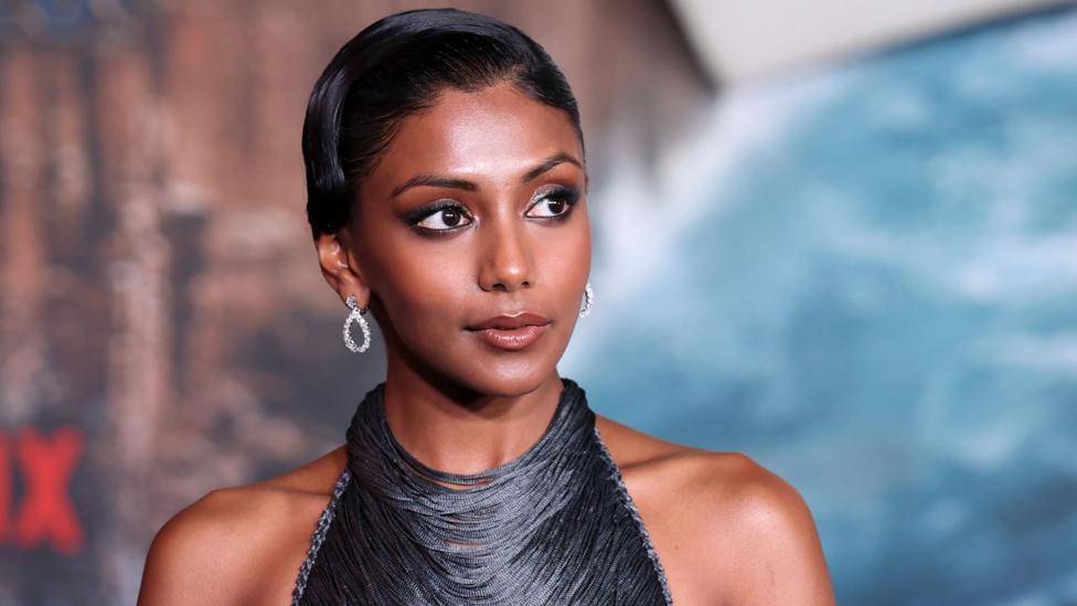 Charithra Chandran Netflix‘ning „ONE PIECE: Into the Grand Line“ muxlislar tadbirida, 2026-yil 26-fevralda Kaliforniya shtatining Los-Anjeles shahridagi Broadwaydagi United Theater’da o‘tkazilgan tadbirda.