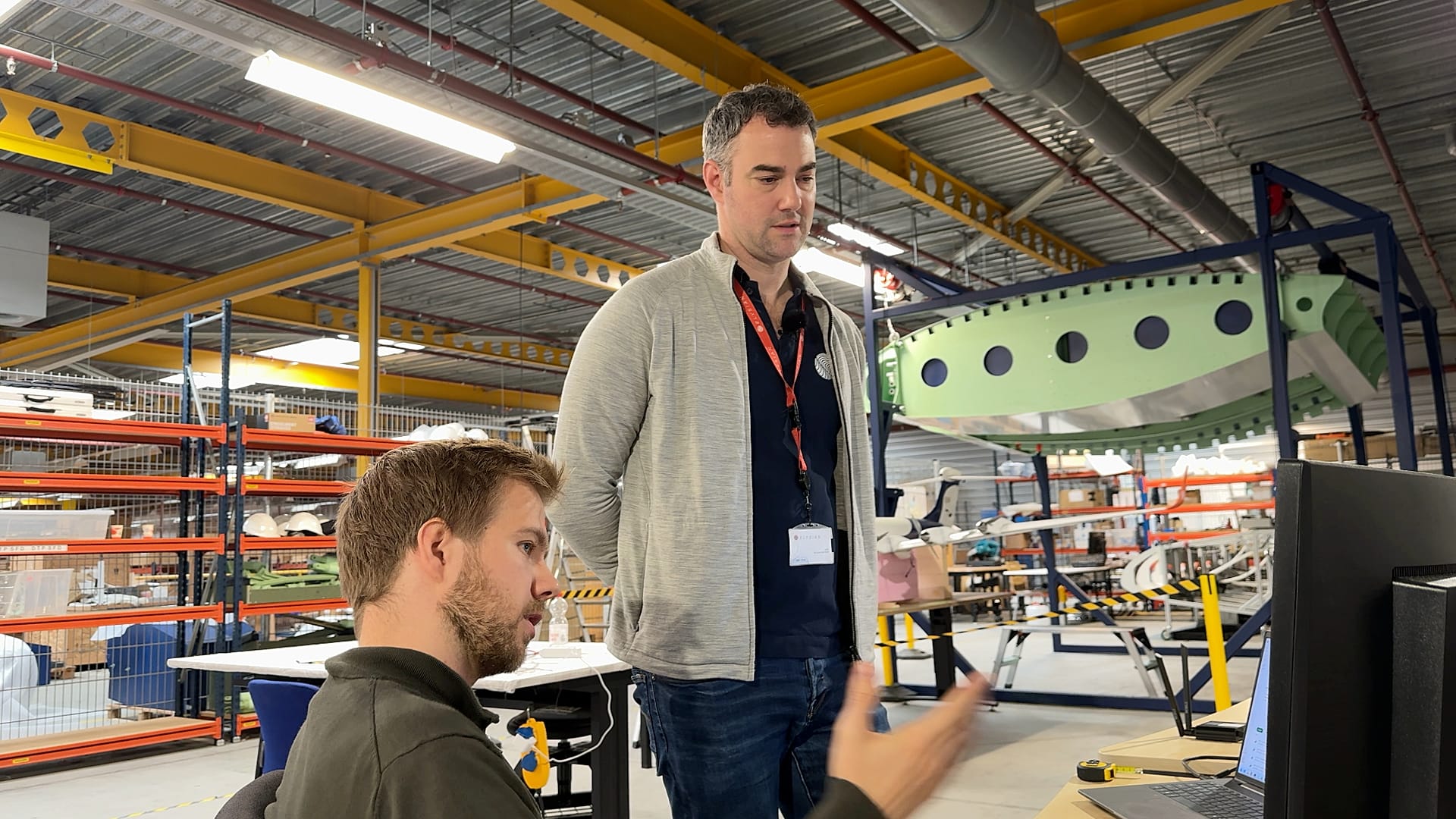 Development is well underway, confirms Elysian Aircraft co-founder Daniel Jacobson (at the right).