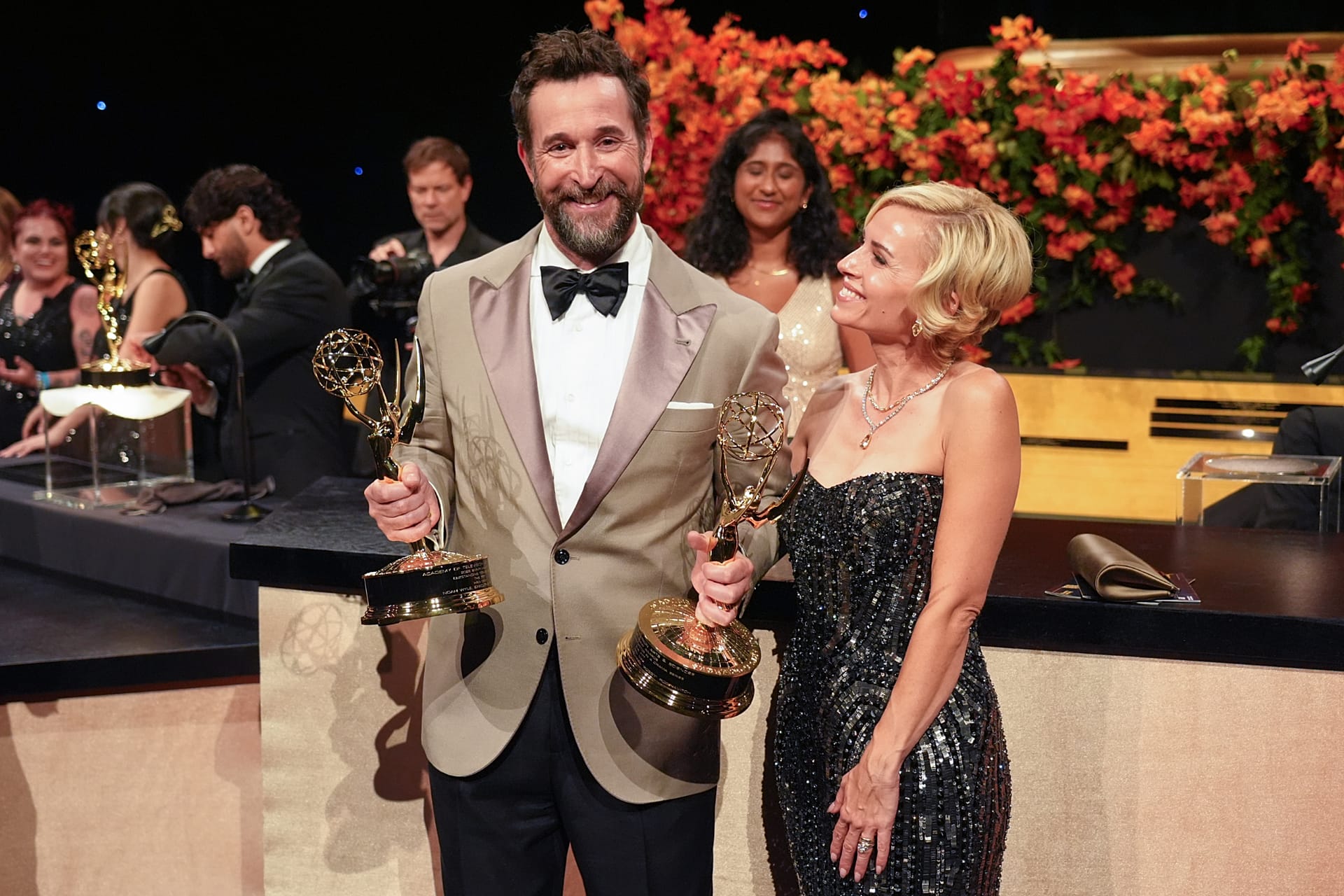 Noah Wyle and his wife Sarah Wells at the 78th Emmy Awards - Monday, September 14, 2026