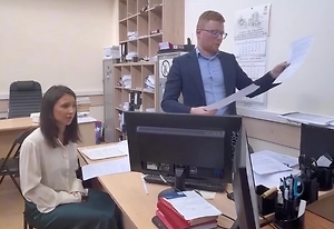 Lerchek showed in a video the 'heartless' investigator who would not let her see a doctor