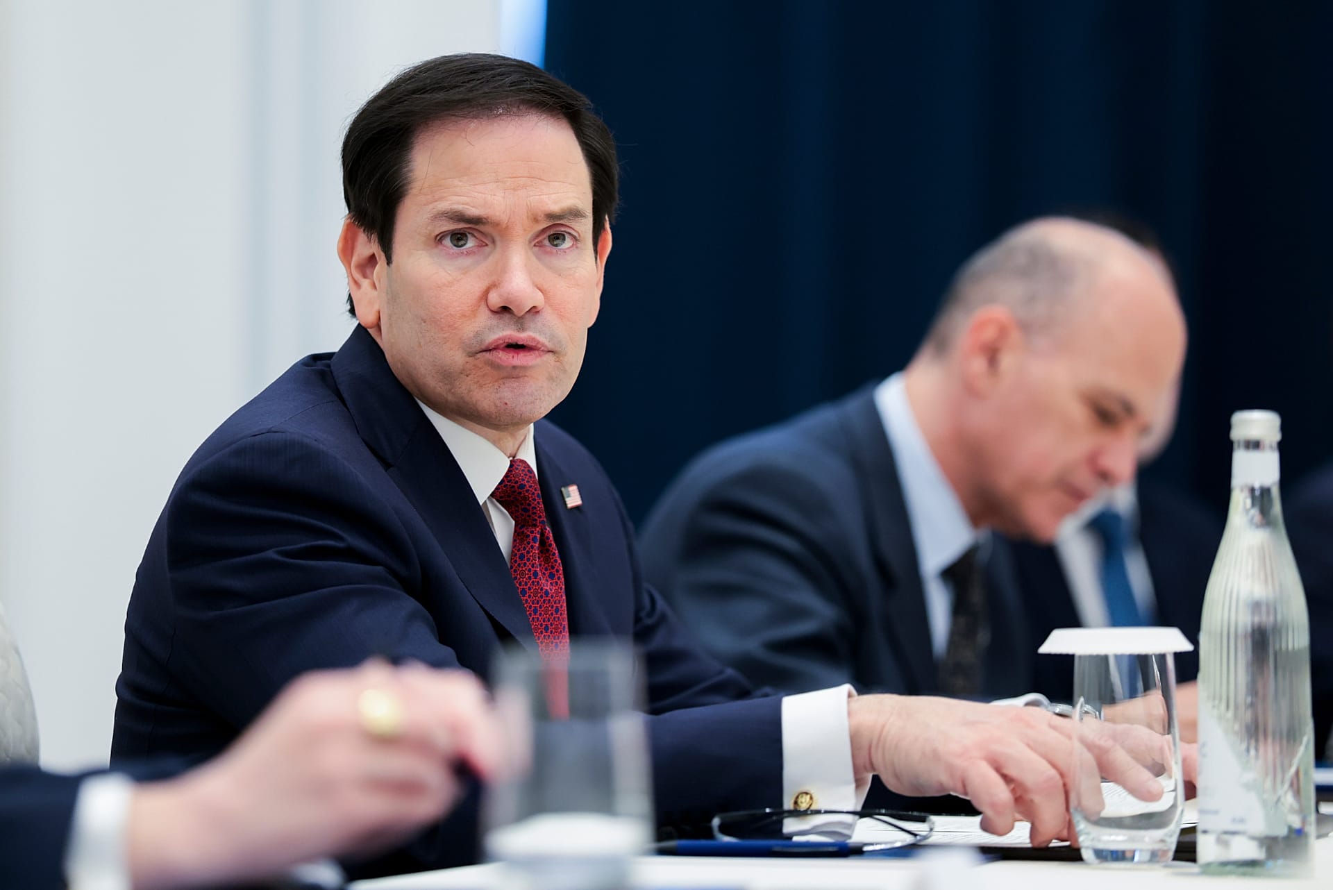 US Secretary of State Marco Rubio attends a meeting in Samarkand, 19 October, 2026