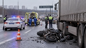 Motorcyclist dies in collision with truck in New Moscow