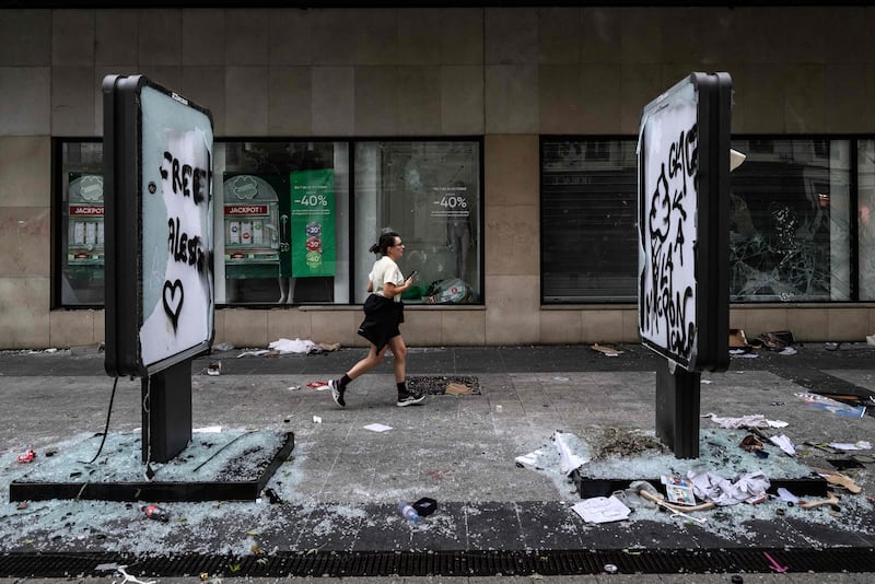 Protests in France have been partly fuelled by the energy crisis. AFP