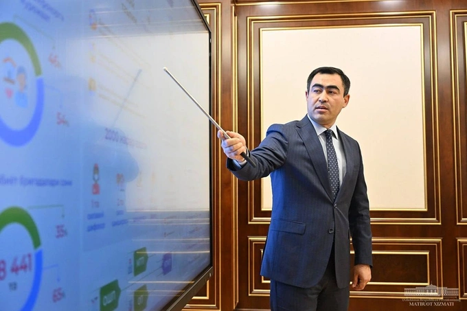 Eldor Adilov. Photo: Presidential press service