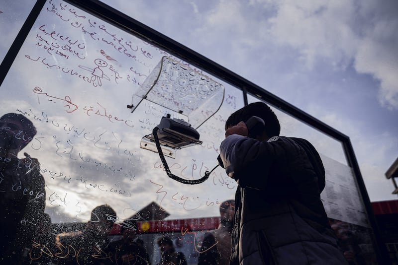 The Being Lost exhibition was held in a park in Ranya, near the Iranian border. Kurdistan Centre for Arts and Culture