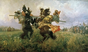 A monk's duel with a giant of the Horde: Did the duel between Peresvet and Chelubey actually take place