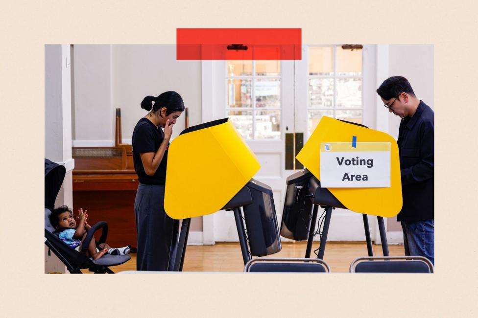 People cast their ballots at St. Mary's Episcopal Church during the first day of early voting in Los Angeles, California, USA, 24 October 2026. Early voting begins in Los Angeles County ahead of the 03 November general election, allowing voters to cast their ballots at designated vote centers before Election Day. Early voting begins in Los Angeles, USA - 24 Oct 2026