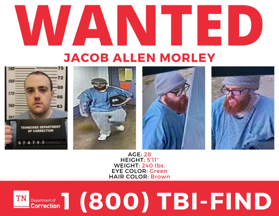 Wanted poster for Jacob Morley