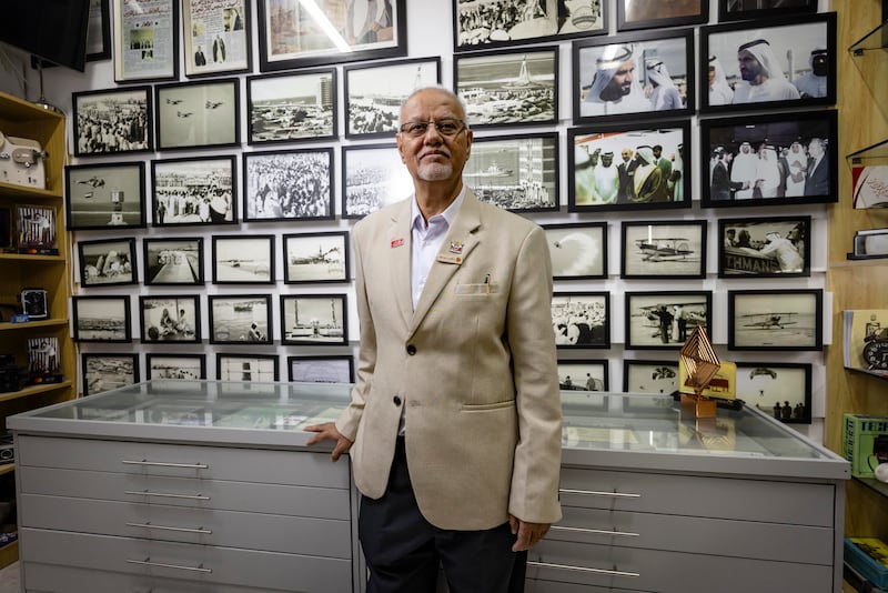 Shaukat Rana in his home mini-museum. Antonie Robertson/The National