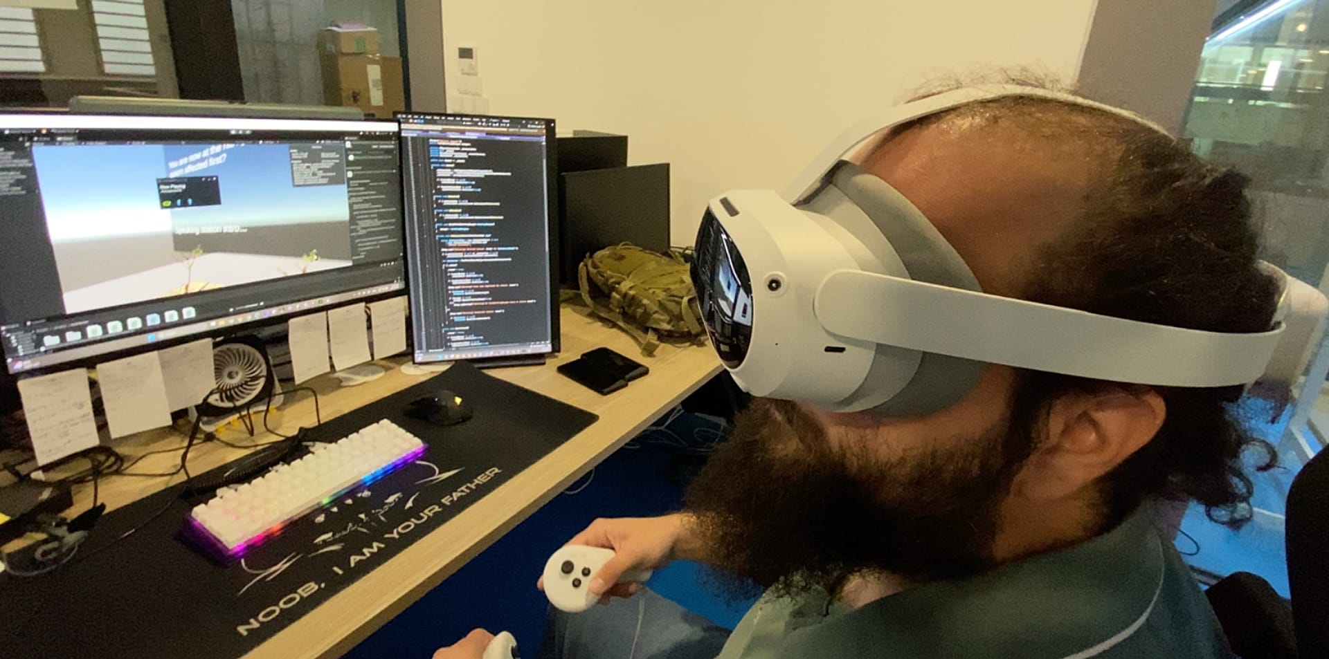 Software engineer Haris Psallidopoulos helps farmers increase their yields