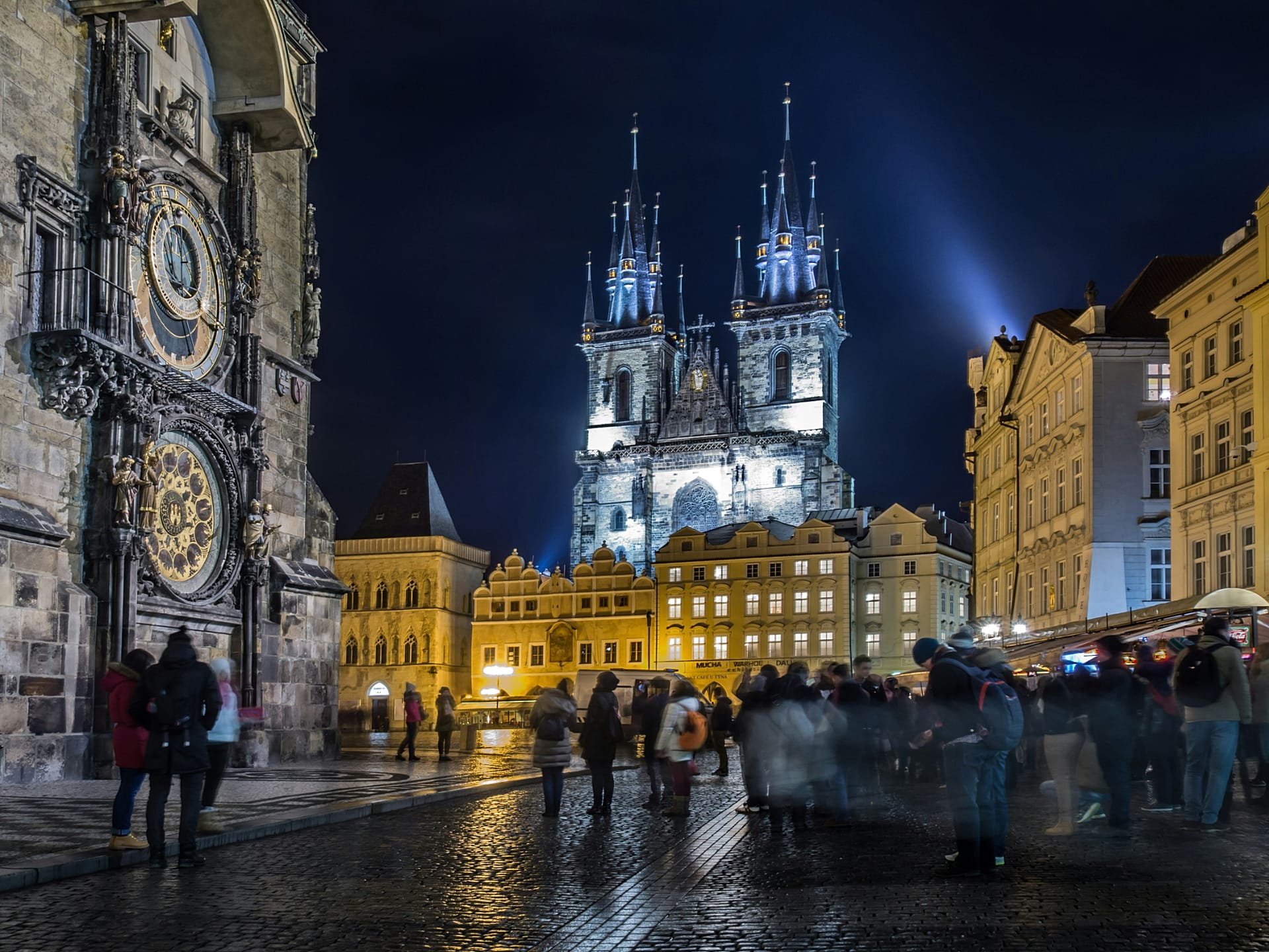 Prague’s winding streets and historical architecture add to its cosy atmosphere 