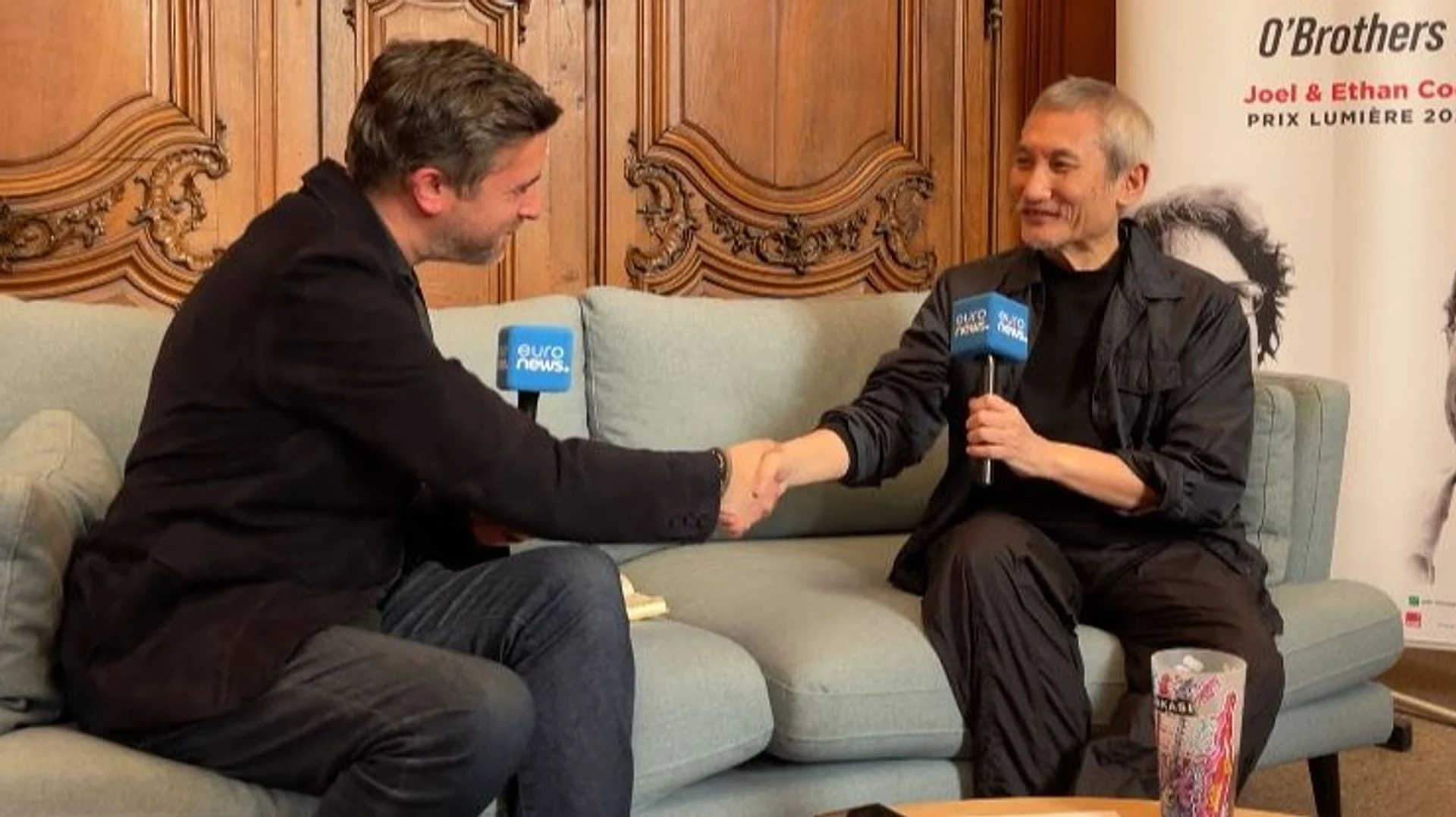 David Mouriquand with Tsui Hark