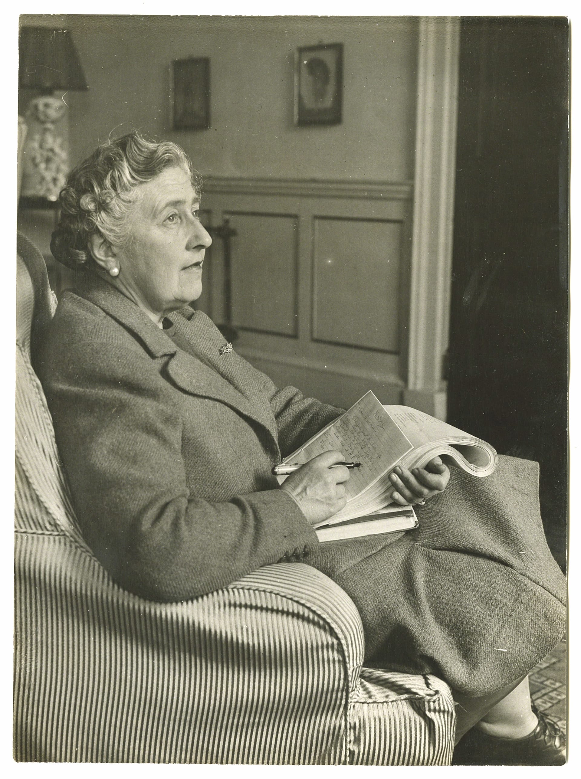 Portrait of Agatha Christie, 1950.