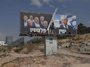 Who are the key figures in Israel's election and what are their stances on Palestinian statehood?