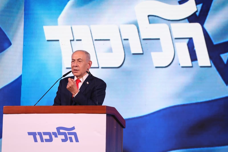 Prime Minister Benjamin Netanyahu's Likud party won the most seats at the Israeli election. Bloomberg