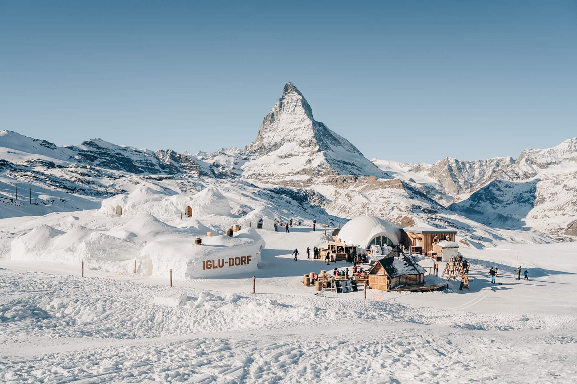 Exterior of Iglu-Dorf Zermatt, Zermatt Switzerland
