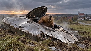 A UFO fell in Poland