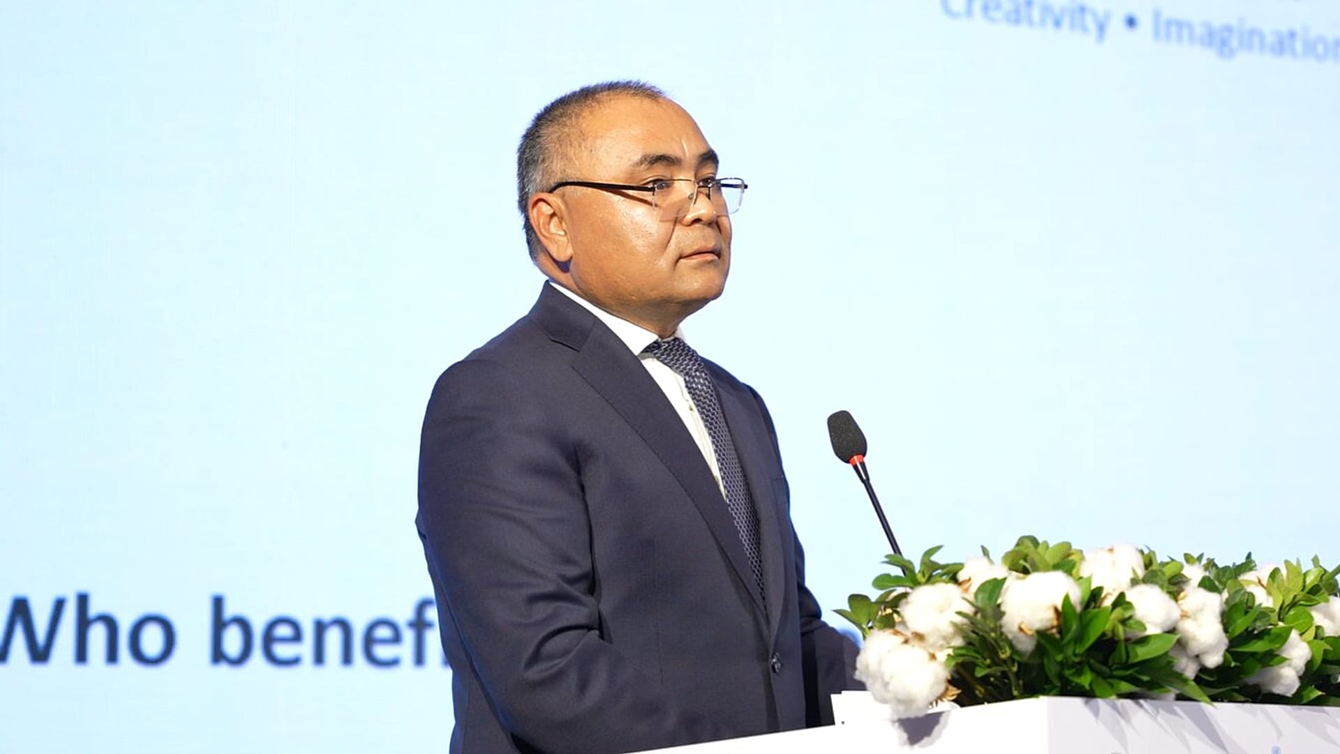 Uzbekistan's Agriculture Minister Ibrokhim Abdurakhmonov 