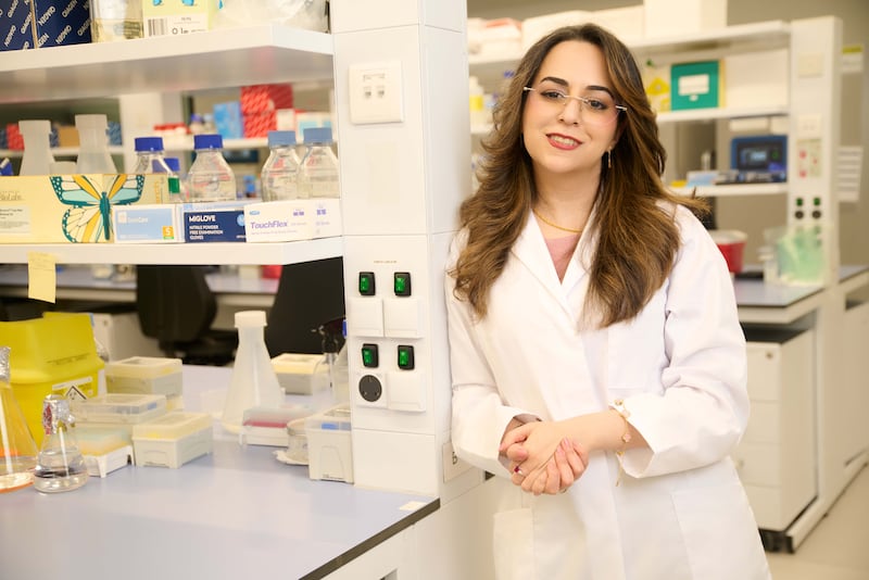 Dr Marieh Al Handawi of New York University Abu Dhabi says the grant will help her to collaborate with scientists in other countries. Photo: Mikael Perera