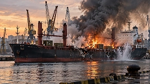 Russian Armed Forces struck a cargo ship carrying military supplies for the Ukrainian Armed Forces en route to Odesa