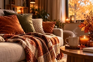 Autumn colors without renovations: A designer explains how to choose textiles for an apartment as cold weather sets in