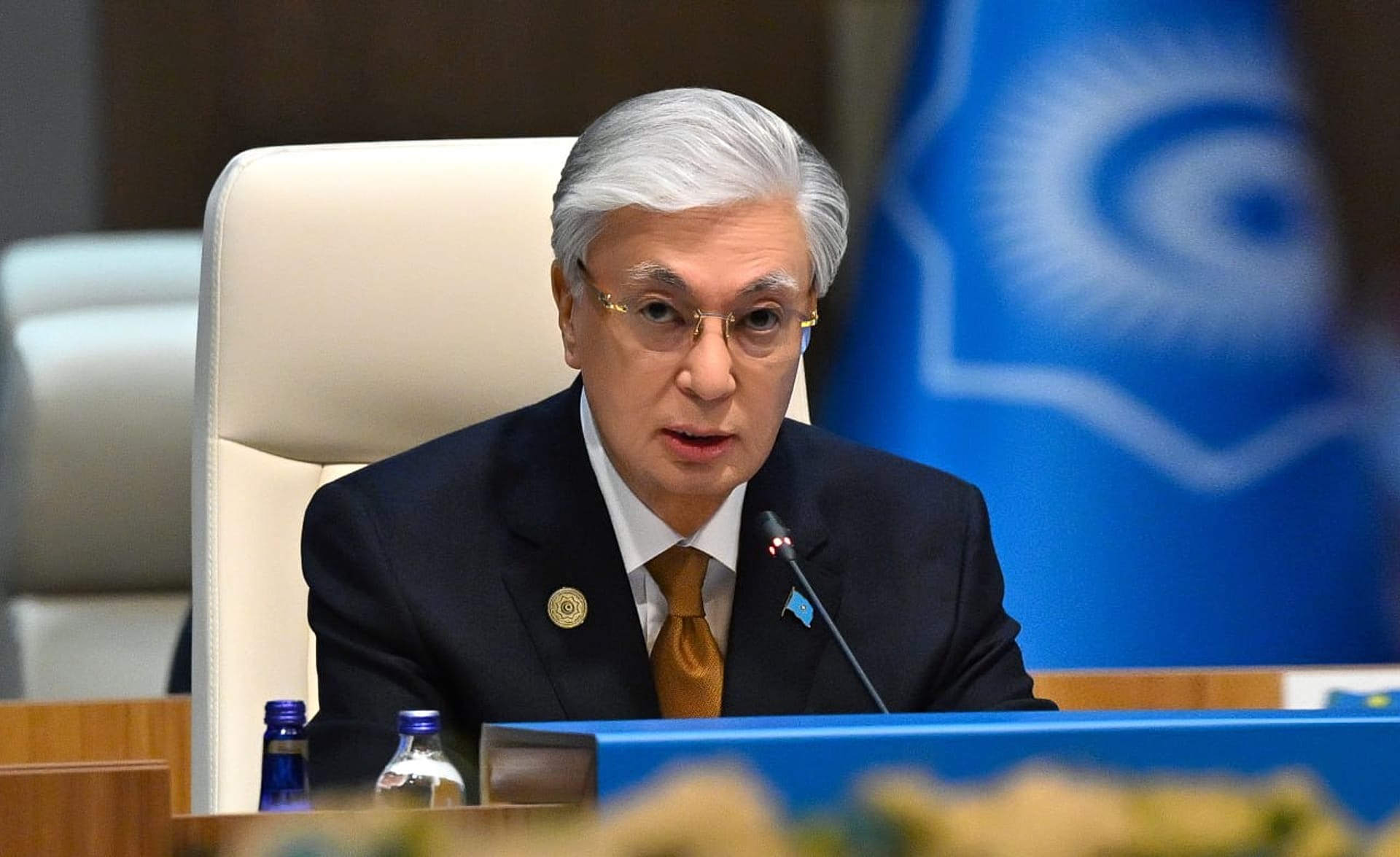 Kazakh President at the Summit