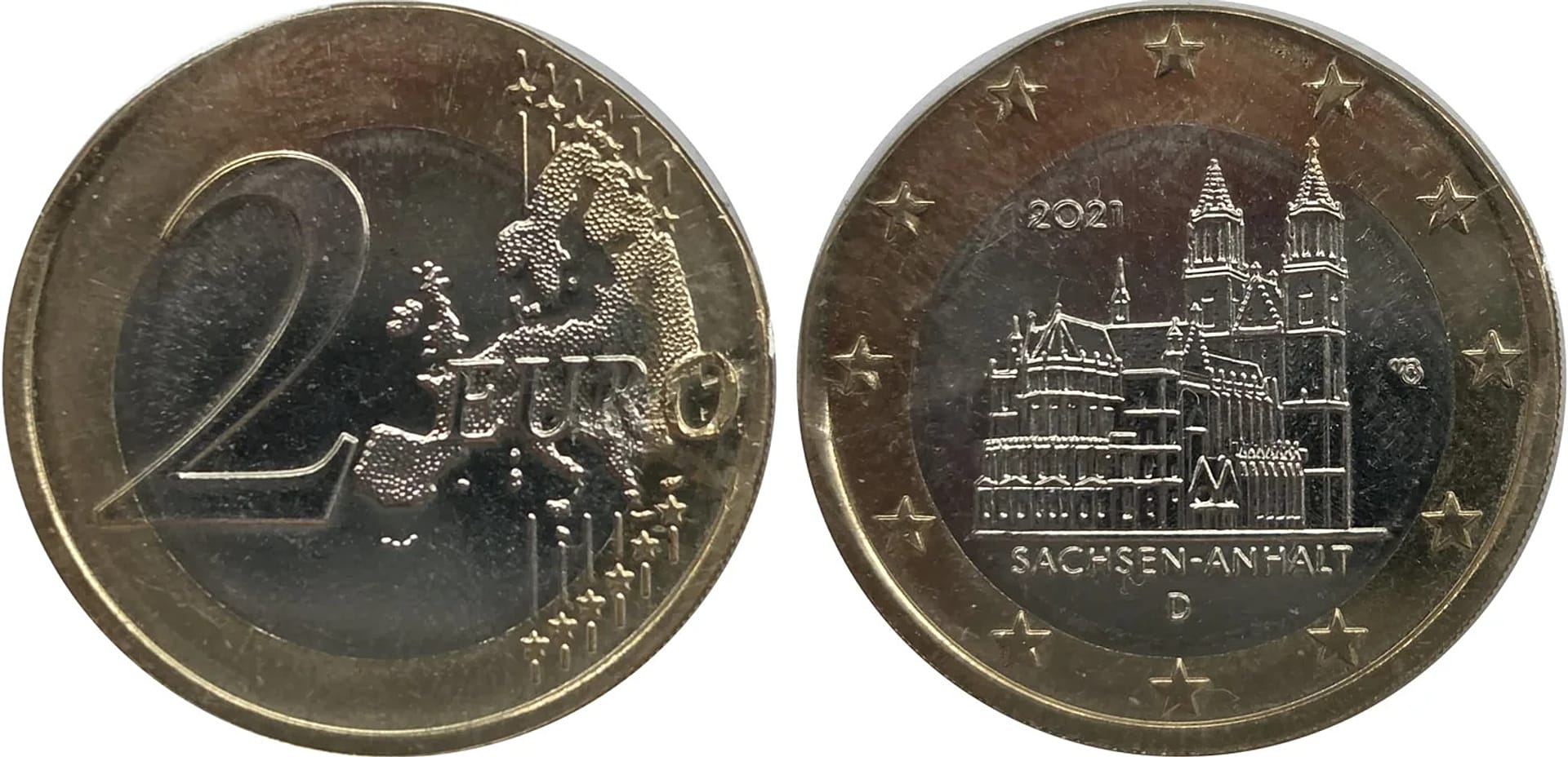 Эта памятная монета номиналом 2 евро
