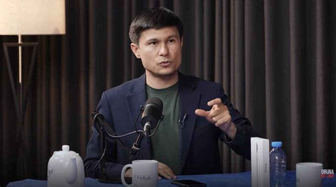 Xushnudbek Xudoyberdiyev. Screenshot: “Lolazor” podcast