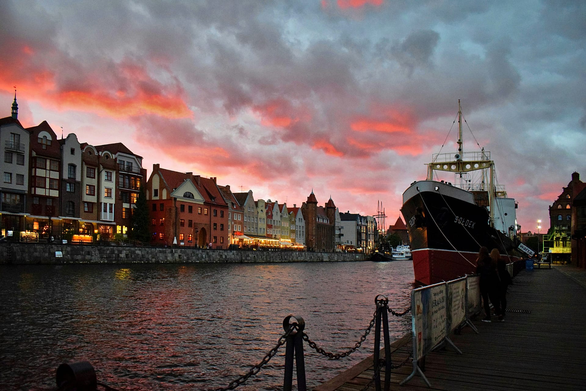 Polshadagi Gdansk shahri